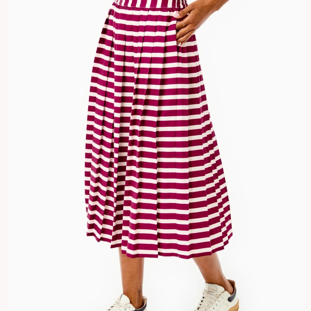 NWT Addison Bay Active Crepe Liza Skirt x Mary Orton, Sz S